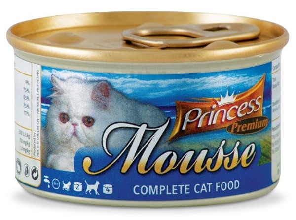 Princess Mousse 85g  Kuřecí a krůtí